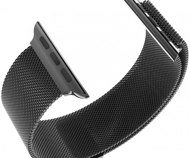 Ремінець Apple Watch 42 / 44mm Milanese Loop Black